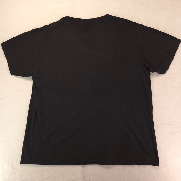 ACDC Back In Black Band Crew Neck Short Sleeve Graphic T Shirt Mens Size L Black - Picture 9 of 9